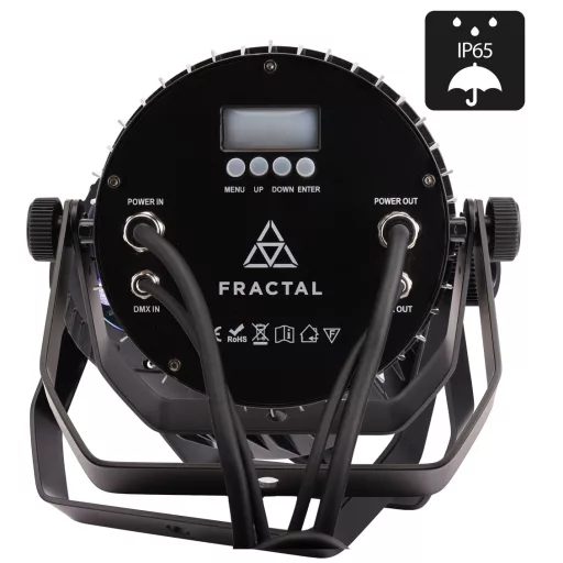 Fractal Lights OPTIRAY 18x18W RGBWA+UV 6in1 LED IP65 Vízálló - LED lámpa