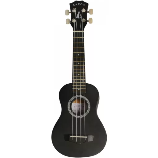 Arrow PB10 BK Soprano Black - szoprán ukulele tokkal