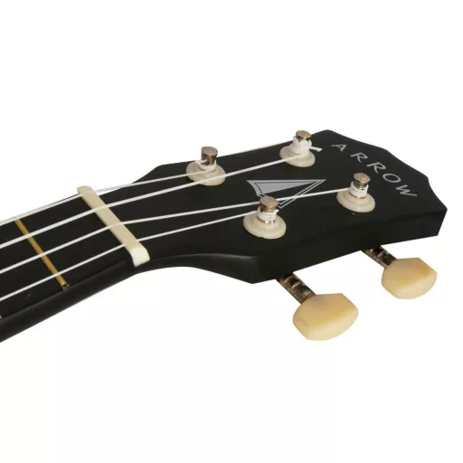 Arrow PB10 BK Soprano Black - szoprán ukulele tokkal