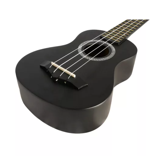 Arrow PB10 BK Soprano Black - szoprán ukulele tokkal