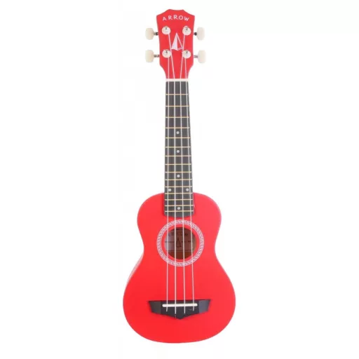 Arrow PB10 RD Soprano Red - szoprán ukulele tokkal