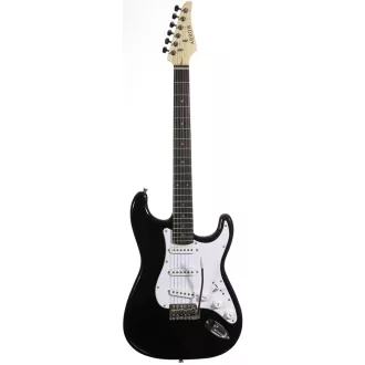   Arrow *DISC* ST 111 Mély Fekete Rózsafa/fehér elektromos gitár