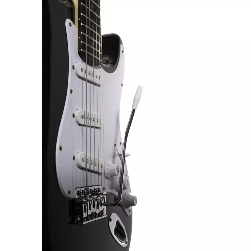 Arrow *DISC* ST 111 Mély Fekete Rózsafa/fehér elektromos gitár