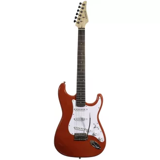   Arrow *DISC* ST 111 Diamond Red Rosewood/white elektromos gitár