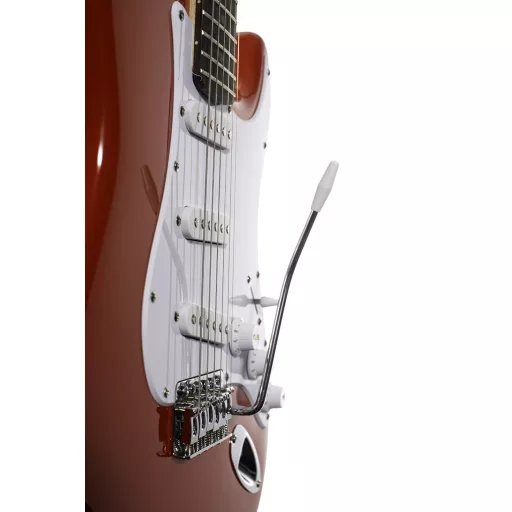 Arrow *DISC* ST 111 Diamond Red Rosewood/white elektromos gitár