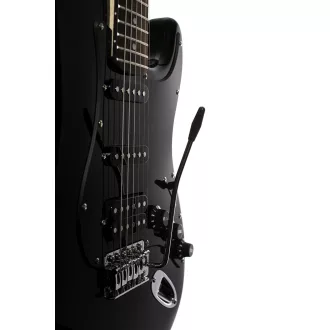   Arrow *DISC* ST 211 Deep Black Rosewood/black elektromos gitár