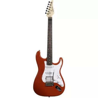   Arrow *DISC* ST 211 Diamond Red Rosewood/white elektromos gitár