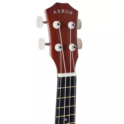Arrow PB10 NT Soprano Natural Dark Top *SET* - szoprán ukulele kiegészítő készlettel