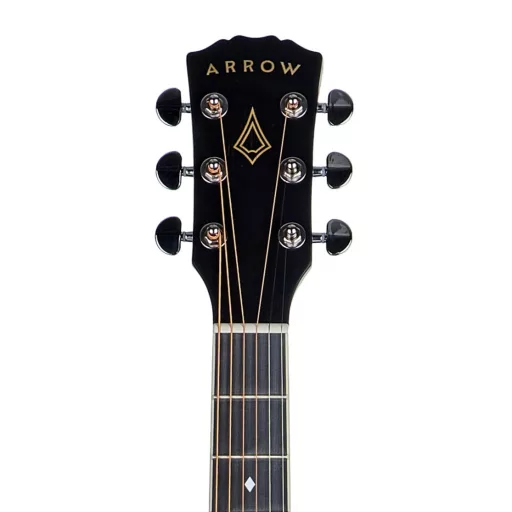 Arrow Gold A BLK Fekete - akusztikus gitár