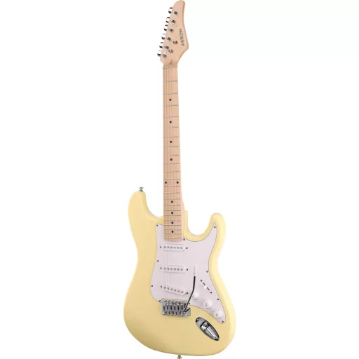 Arrow Tonecaster ST 111 Biscuit Maple/White elektromos gitár