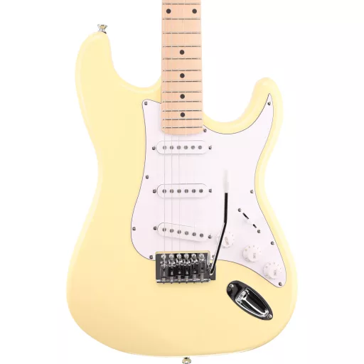 Arrow Tonecaster ST 111 Biscuit Maple/White elektromos gitár