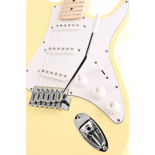 Arrow Tonecaster ST 111 Biscuit Maple/White elektromos gitár