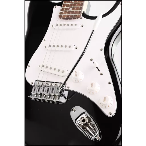 Arrow Tonecaster ST 111 Abyss Black Rosewood/White elektromos gitár