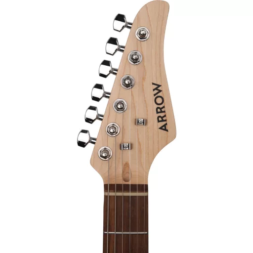 Arrow Tonecaster ST 111 Abyss Black Rosewood/White elektromos gitár