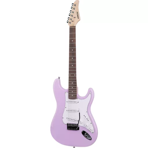 Arrow Tonecaster ST 111 Bubblegum Rosewood/White elektromos gitár
