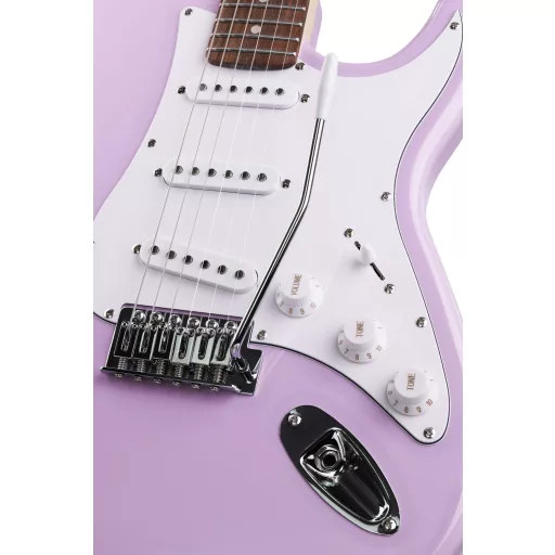 Arrow Tonecaster ST 111 Bubblegum Rosewood/White elektromos gitár