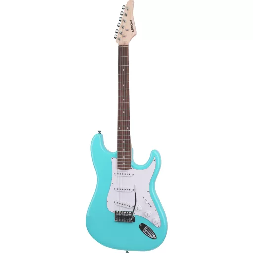 Arrow Tonecaster ST 111 Seafoam Rosewood/White elektromos gitár