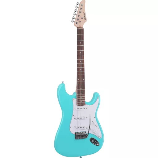 Arrow Tonecaster ST 111 Seafoam Rosewood/White elektromos gitár