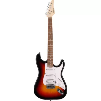   Arrow Tonecaster ST 211 Tobacco Burst Rosewood/White elektromos gitár