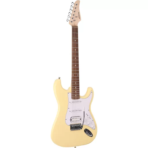 Arrow Tonecaster ST 211 Biscuit Rosewood/White elektromos gitár