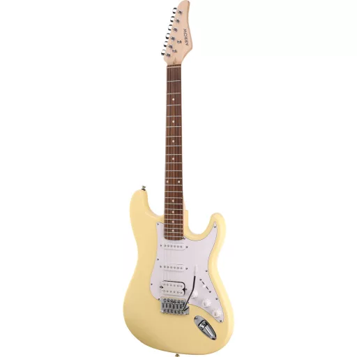 Arrow Tonecaster ST 211 Biscuit Rosewood/White elektromos gitár