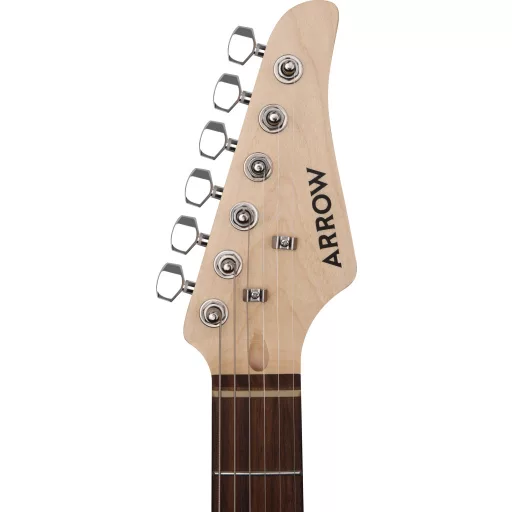 Arrow Tonecaster ST 211 Biscuit Rosewood/White elektromos gitár