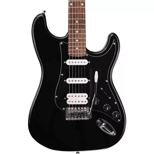 Arrow Tonecaster ST 211 Abyss Black Rosewood/Fekete elektromos gitár