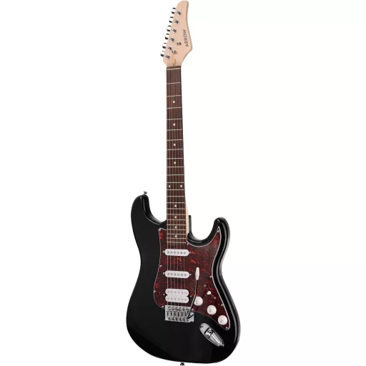 Arrow Tonecaster ST 211 Abyss Black Rosewood/T-shell elektromos gitár