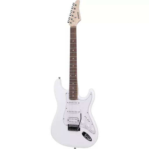 Arrow Tonecaster ST 211 Snow White Rosewood/White elektromos gitár
