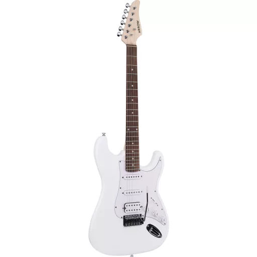 Arrow Tonecaster ST 211 Snow White Rosewood/White elektromos gitár