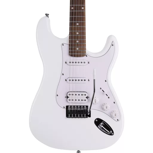 Arrow Tonecaster ST 211 Snow White Rosewood/White elektromos gitár