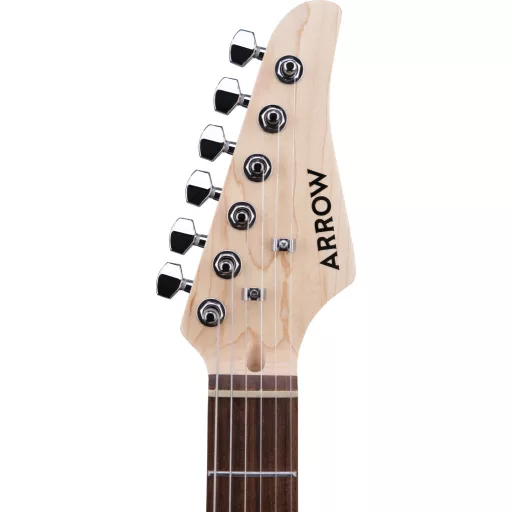 Arrow Tonecaster ST 211 Snow White Rosewood/White elektromos gitár
