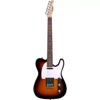   Arrow Telico TL 11 Tobacco Burst Rosewood/White elektromos gitár