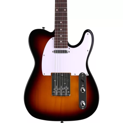 Arrow Telico TL 11 Tobacco Burst Rosewood/White elektromos gitár