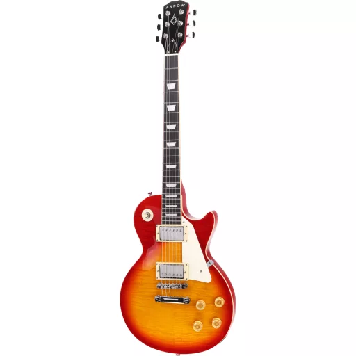 Arrow Riffster LP 22 Flame Burst CS Rosewood/Cream elektromos gitár