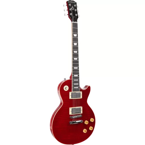 Arrow Riffster LP 22 Flame Burst RD Rosewood/Cream elektromos gitár