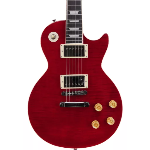 Arrow Riffster LP 22 Flame Burst RD Rosewood/Cream elektromos gitár