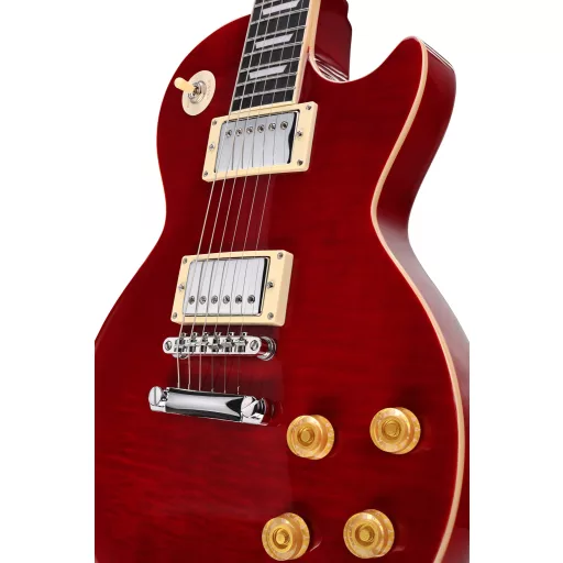 Arrow Riffster LP 22 Flame Burst RD Rosewood/Cream elektromos gitár