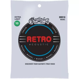   Martin MM10 Extra Light (10-47) Retro Monel akusztikus gitár húrok