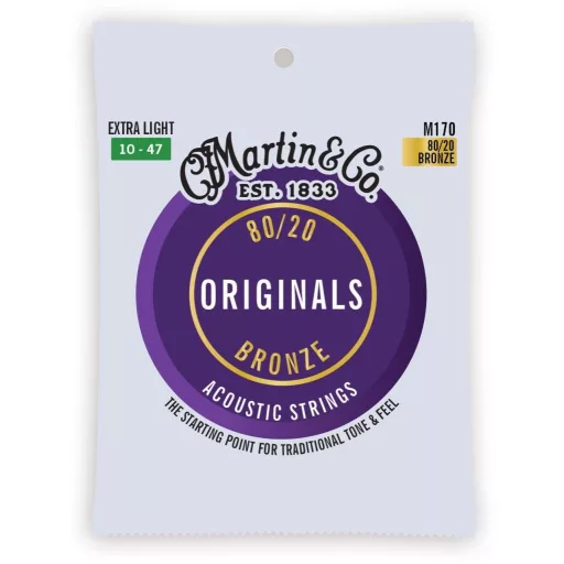 Martin MA170 Extra Light (10-47) AA Bronze 80/20 akusztikus gitárhúrok