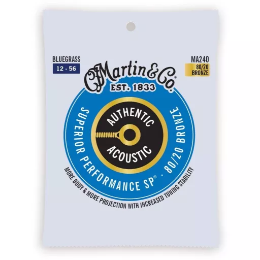 Martin MA240 Bluegrass (12-56) AA Bronze 80/20 akusztikus gitárhúrok