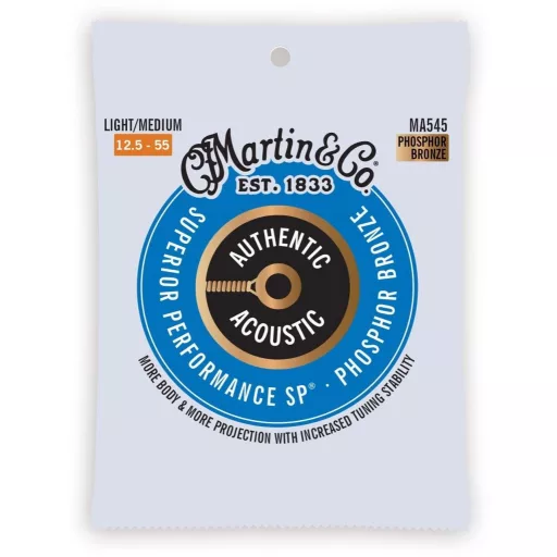 Martin MA545 Light/Medium (12.5-55) AA Foszfor Bronz 92/8 akusztikus gitár húrok