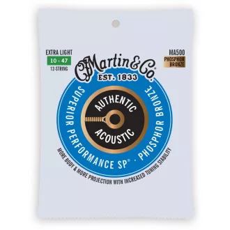  Martin MA500 Extra Light (10-47) AA Phosphore Bronze 92/8 húrok 12-húros akusztikus gitárhoz