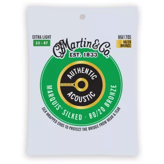   Martin MA170S Extra Light (10-47) AA Silked Bronze 80/20 akusztikus gitár húrok