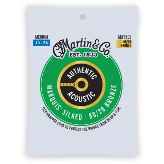   Martin MA150S Medium (13-56) AA Silked Bronze 80/20 húrok akusztikus gitárhoz