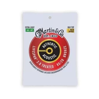   Martin MA170T Extra Light (10-47) AA Kezelt Bronz 80/20 akusztikus gitárhúrok