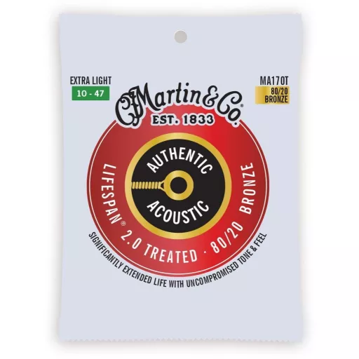 Martin MA170T Extra Light (10-47) AA Kezelt Bronz 80/20 akusztikus gitárhúrok