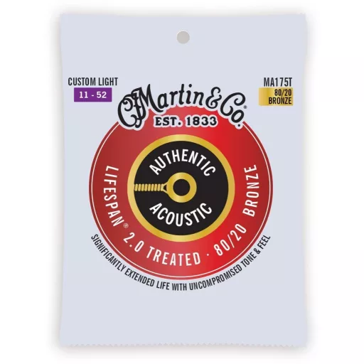 Martin MA175T Custom Light (11-52) AA Kezelt Bronz 80/20 akusztikus gitár húrok