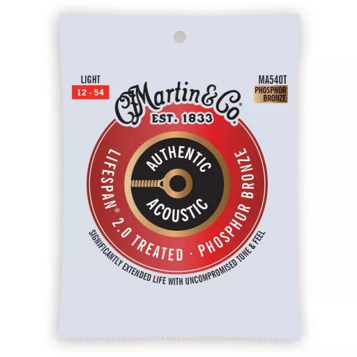 Martin MA540T Light (12-54) AA Kezelt Foszfor Bronz 92/8 húrok akusztikus gitárhoz