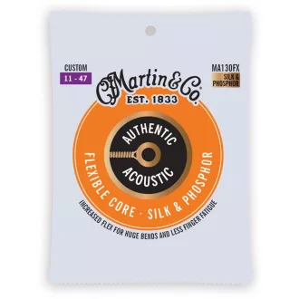  Martin MA130FX Custom (11.5 - 47.0) AA Flexible Core Silk & Steel akusztikus gitár húrok
